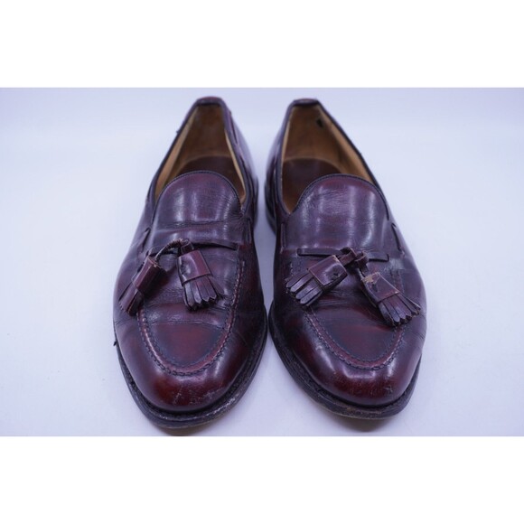 Allen Edmonds Grayson Men's Size 8 Shell Cordovan Tassel Loafer Dress Shoes - Picture 2 of 8